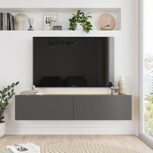 TV stolek/skříňka Freddie 10 (Borovice atlantic + Atracit)