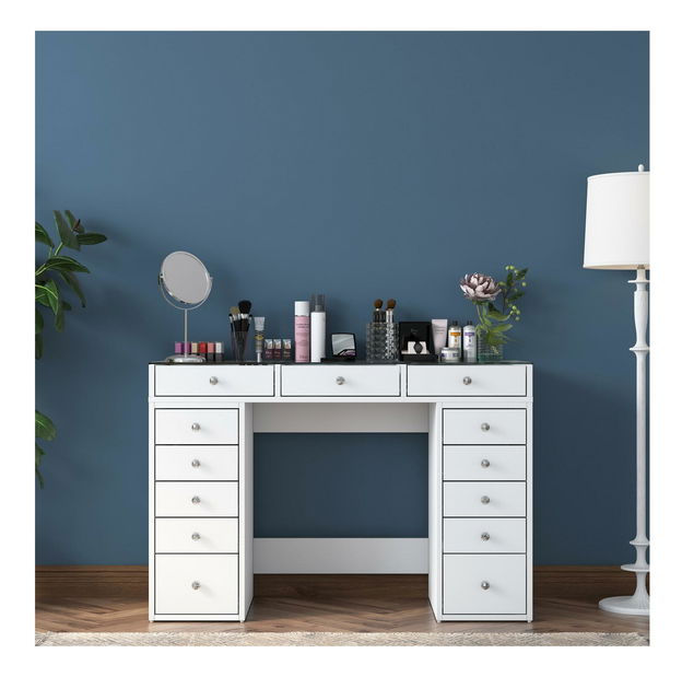 Toaletní stolek Blake 105 (bílá)