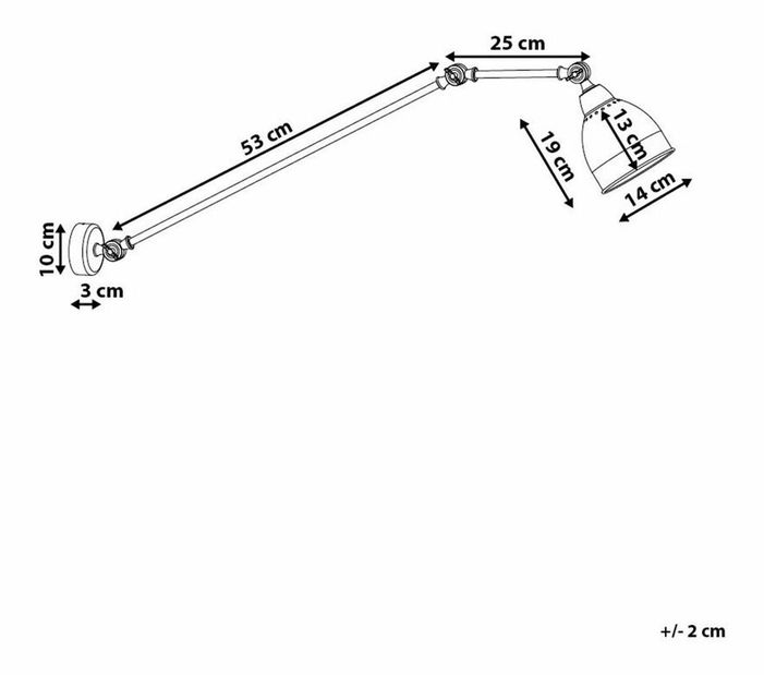 Stropní/nástěnné svítidlo Missouri L (bílá)