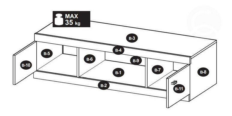 Obývací stěna Viktor 3