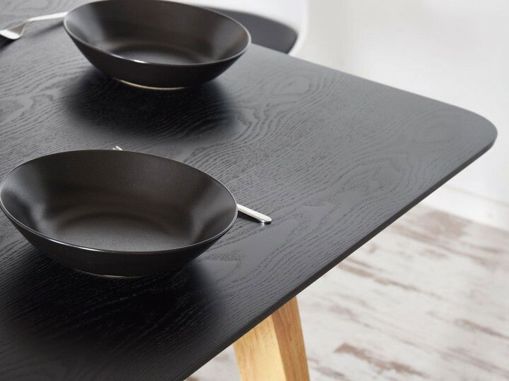 Jídelní stůl Sorbet (černá + dub)