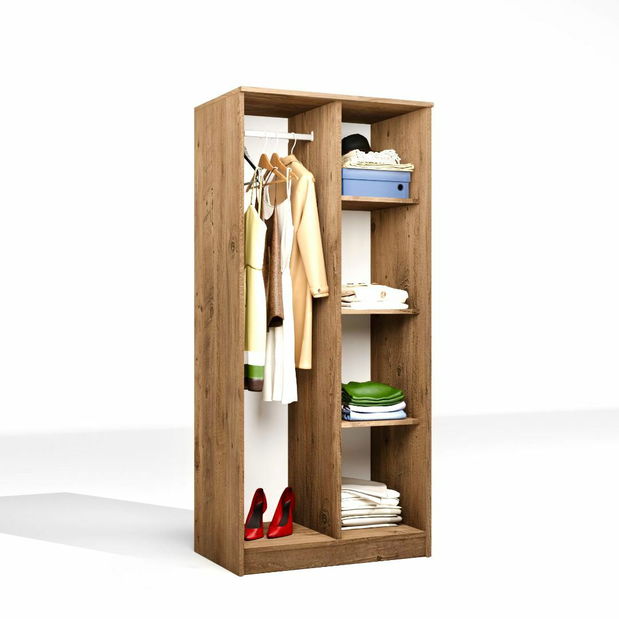 Šatní skříň Kentucky A (borovice atlantická)