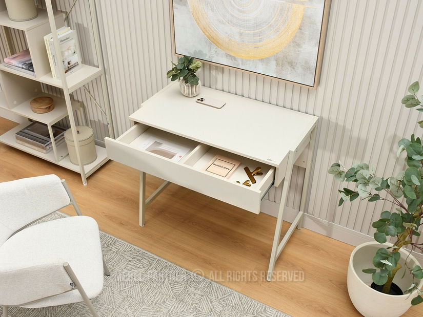 PC stolek Norsinimo (krémová)