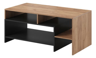 Konferenční stolek Alvera (dub craft zlatý + antracit)