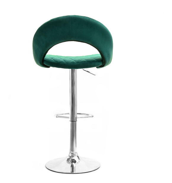 Židle Hamlet (zelená + chromová)