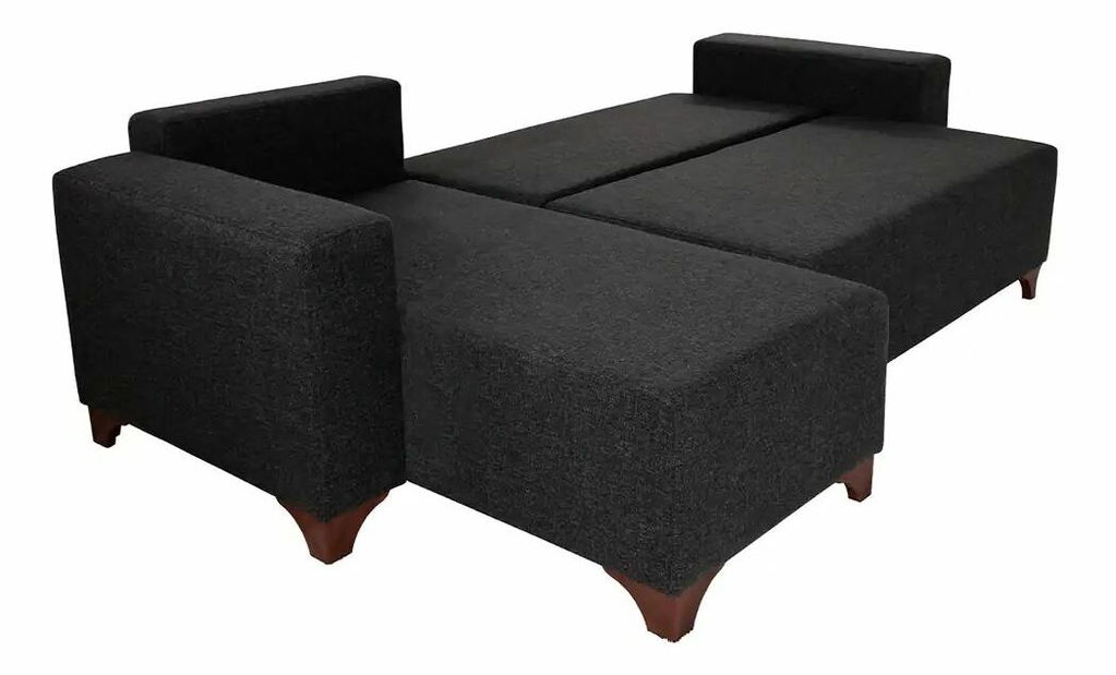 Rohová sedačka Tlofa (antracit) (L)