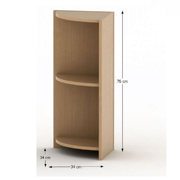 Rohový regál Asista AS 014 (buk)