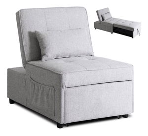 Rozkládací křeslo Ibero 67 (šedá)