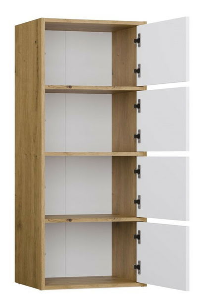 Skříňka Afoctera 1 (dub artisan + bílá)