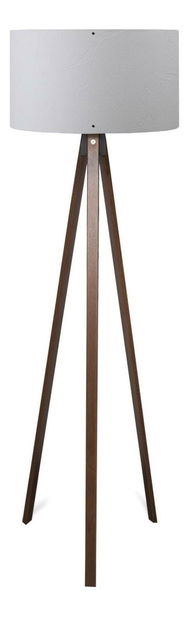 Stojanová lampa Amorekko 3 (světle šedá + hnědá)