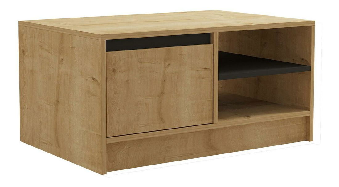 Konferenční stolek Vebeny (dub safírový + antracit)