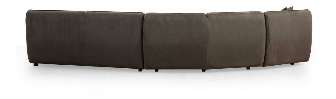 Rohová sedačka Mentasota 2 (hnědá)