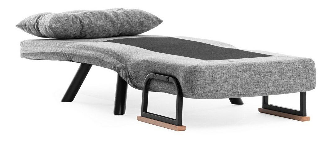 Rozkládací křeslo Sandy (Světlá šedá)