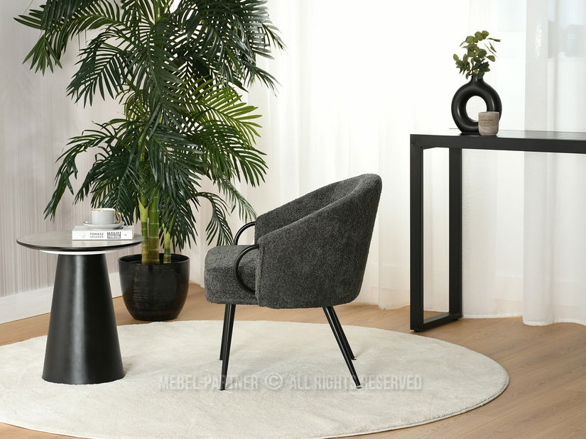 Křeslo Carma F (grafit + černá)