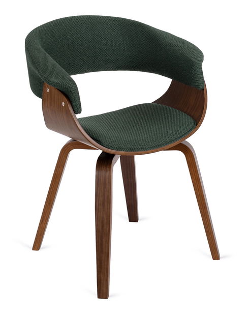  Jídelní židle Generosas 2 (tmavě zelená + ořech)