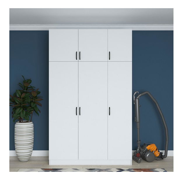 Policová skříň Bafaretta 4 (bílá)