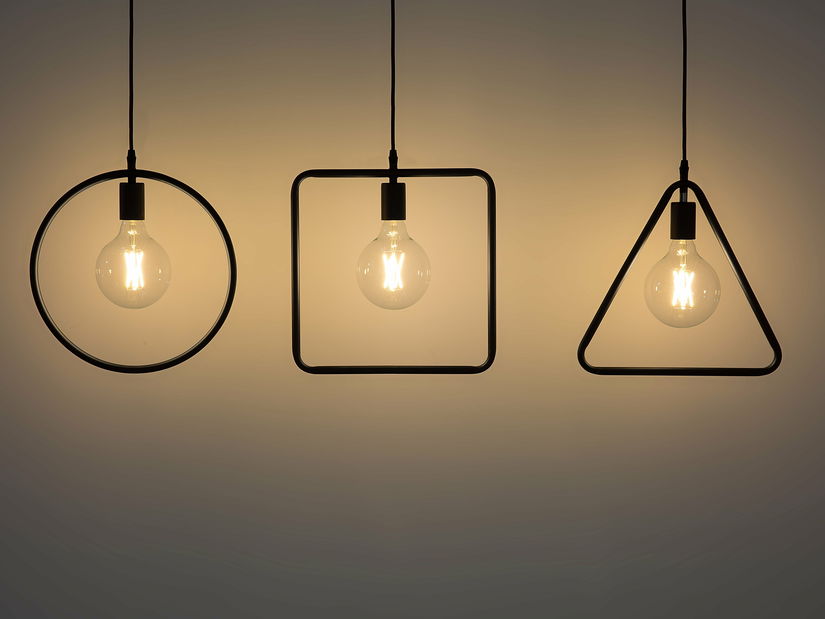 Závěsná lampa Jurta (světle šedá)