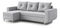 Rohová sedací souprava Eugenie (L) (světle šedá)