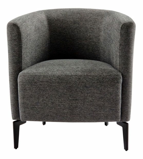 Relaxační křeslo KARV (šedá + černá)