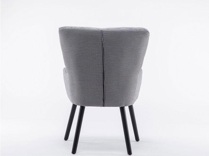 Relaxační křeslo Brando (drobný vzor + černá)