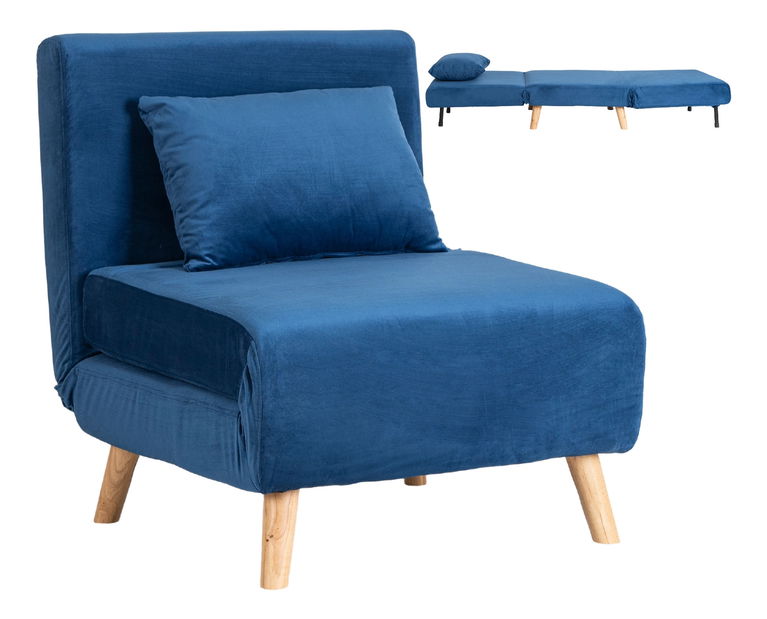 Rozkládací křeslo Motecacleta 1 (námořnická modrá)