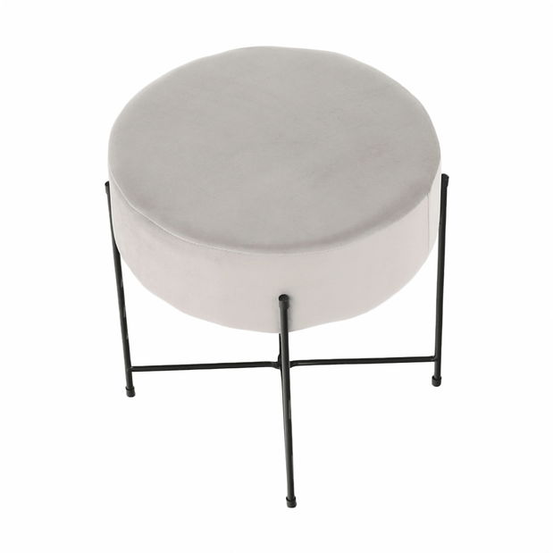 Taburetka Marina (šedá + černá)