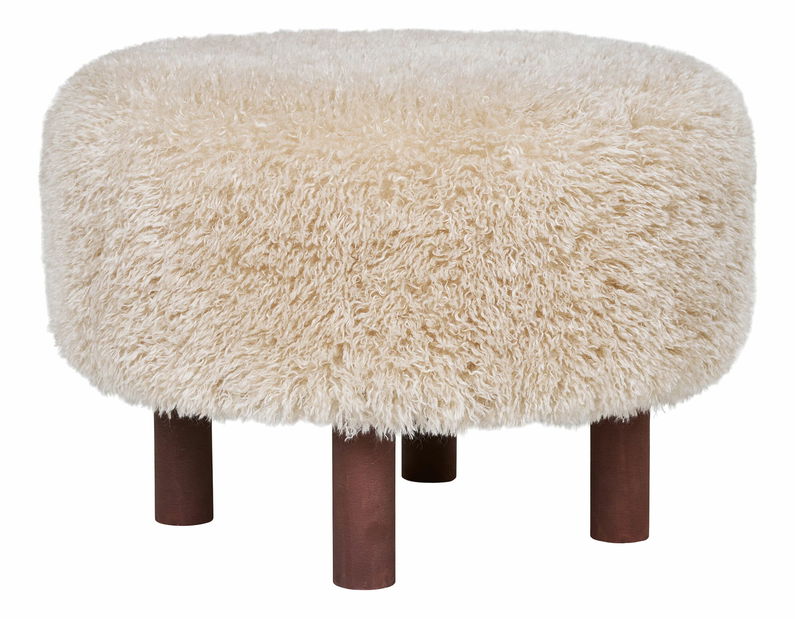 Taburetka Iridalia (světlohnědá)