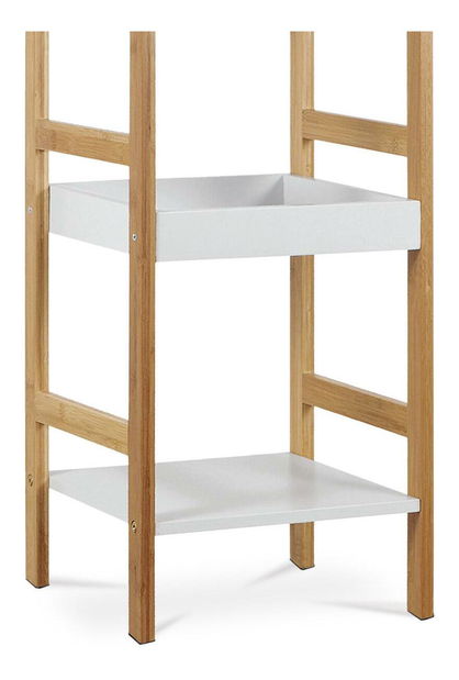 Regál Desear 1 (bambus + bílá matná)