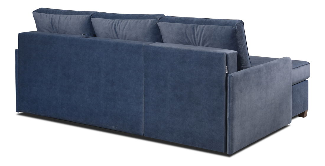 Rohová sedačka Manimi 02 (modrá) (L)