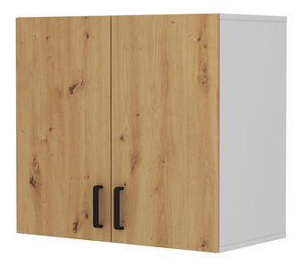 Pracovní skříňka Mantela 104 (světle šedá + dub artisan)