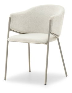 Jídelní židle Conquisto (krémová + šedá)