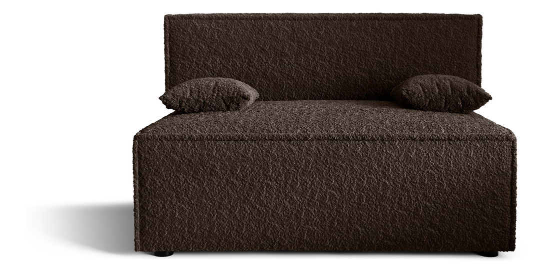 Pohovka dvousedačka Mirage (tmavě hnědá)
