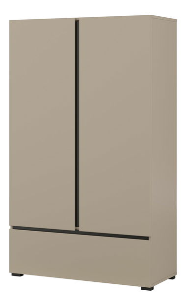 Policová skříň Crossroad S38 (congo + černá)