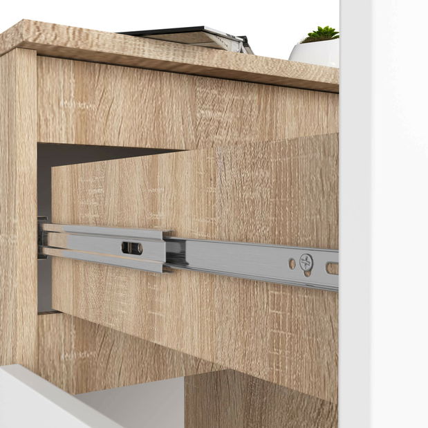 Komoda Kilos (dub sonoma + bílá)