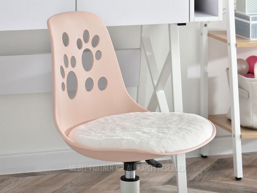 Dětská židle Footy (růžová + bílá)