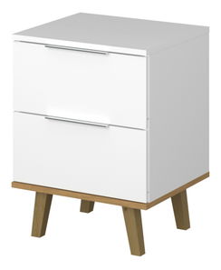 Komoda Nickole 2S/46 (bílá + dub kamenný)