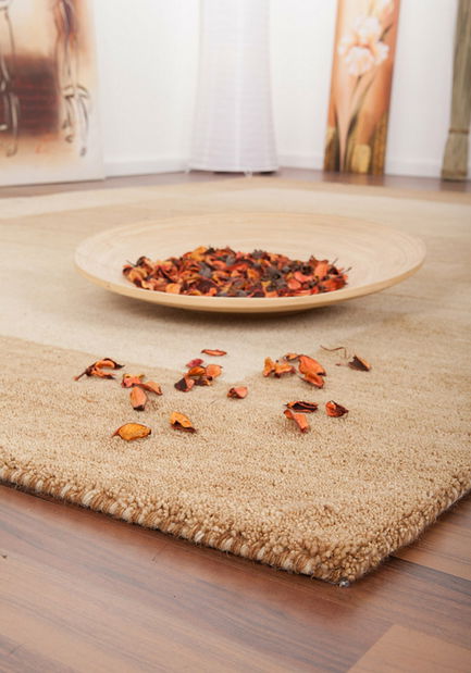 Ručně vázaný koberec Gabbeh 550 Beige (160 x 230 cm)