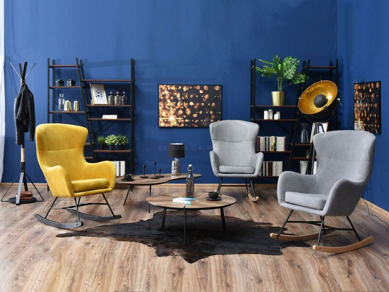 Křeslo Nesí (žlutá + černá)