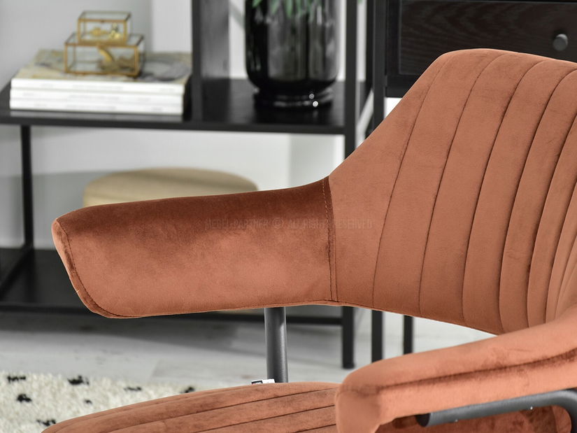 Židle Merylyn (měděná + černá)