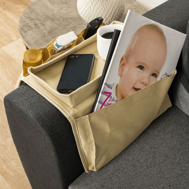 Odkládací podložka na sedačku Irena (béžová)