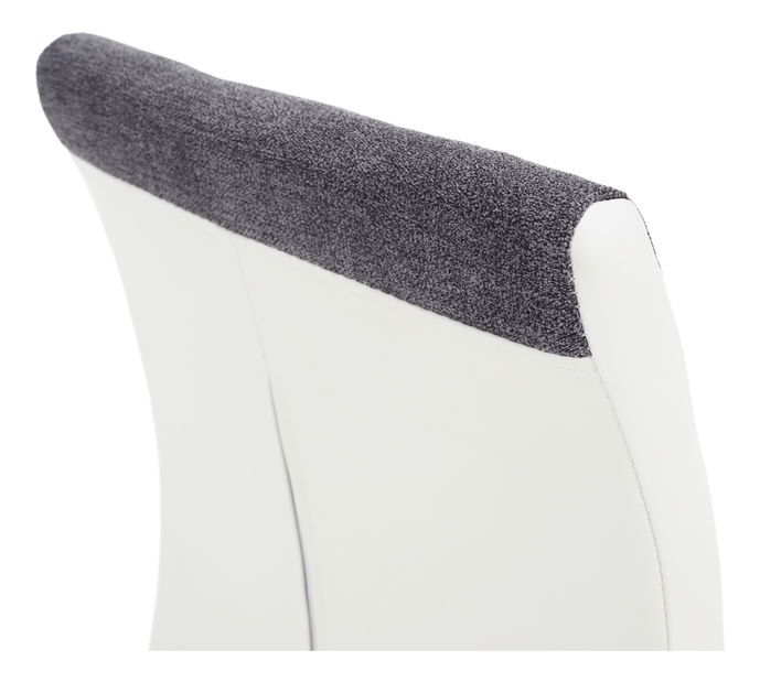 Jídelní židle Santa new (tmavě šedá + bílá)