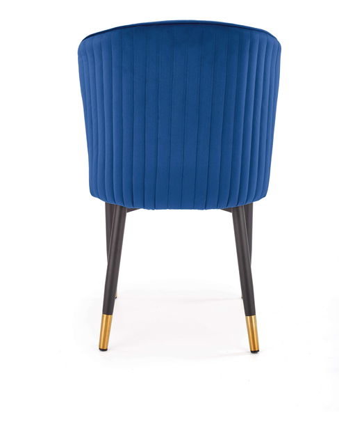 Jídelní židle Krakury (tmavě modrá + černá + zlatá)