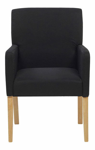 Jídelní židle ROCKY (textil) (černá)