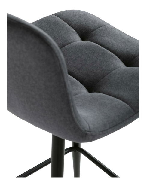 Barová židle Asegurando (tmavě šedá)