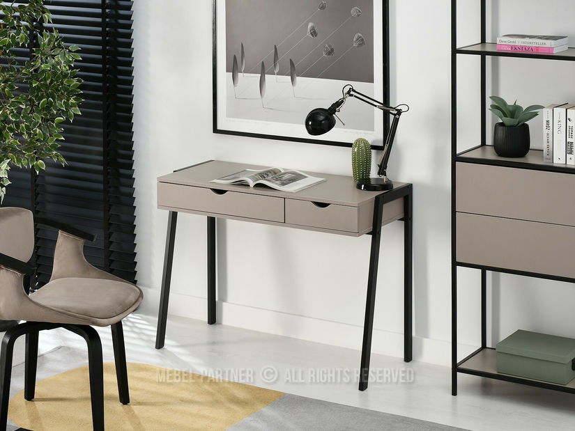 PC stolek Land (béžová + černá)