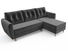 Rohová sedací souprava Palermo (tmavošedá) (P)