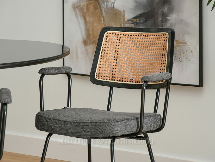 Židle Cleo (grafit + černá)