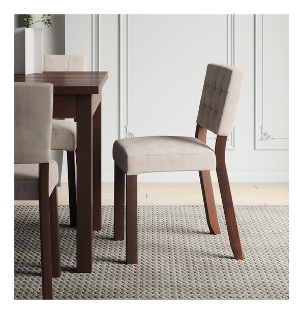 Jídelní židle Raviel80 (ořech tmavý + paros 2)