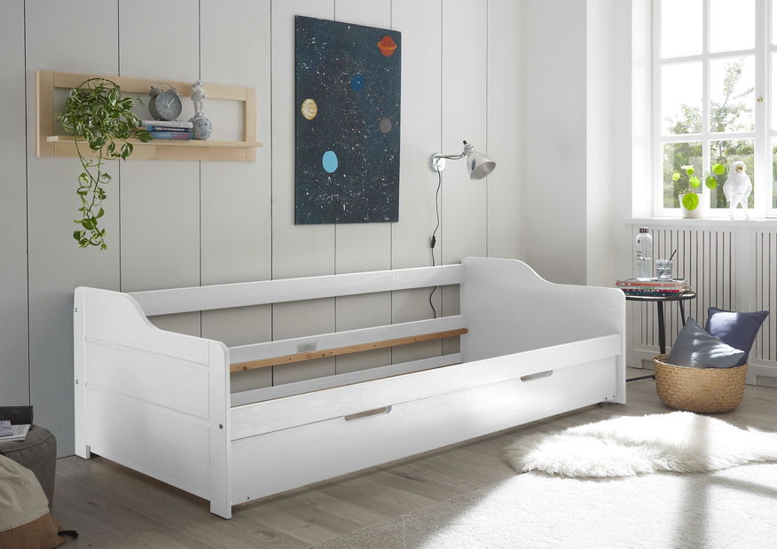 Rozkládací postel Jadis (borovice bílá)