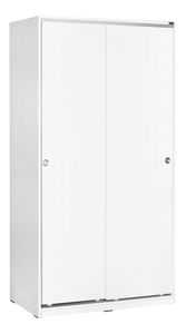 Šatní skříň s posuvnými dveřmi Seworella 2 (bílá)